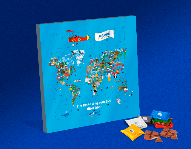 Design eines Adventskalenders