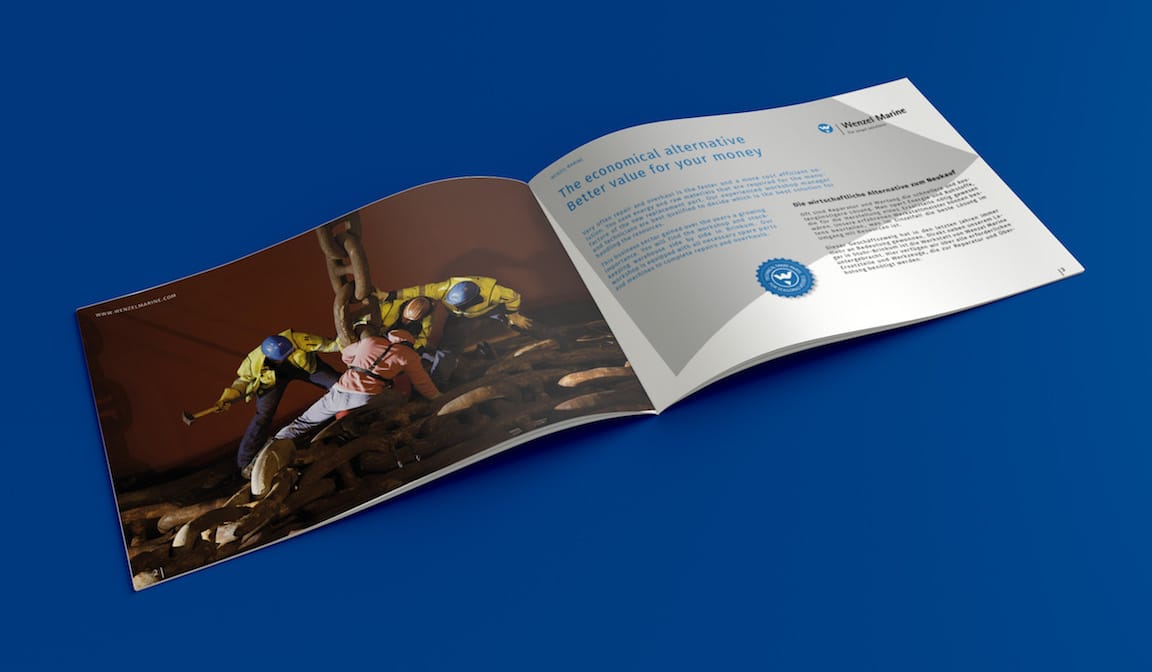 Wenzel Marine Services-Broschüre Spread 1